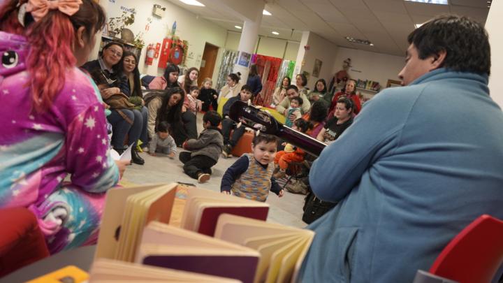 Cuentacuentos y música son parte de las actividades insignes de la guaguateca