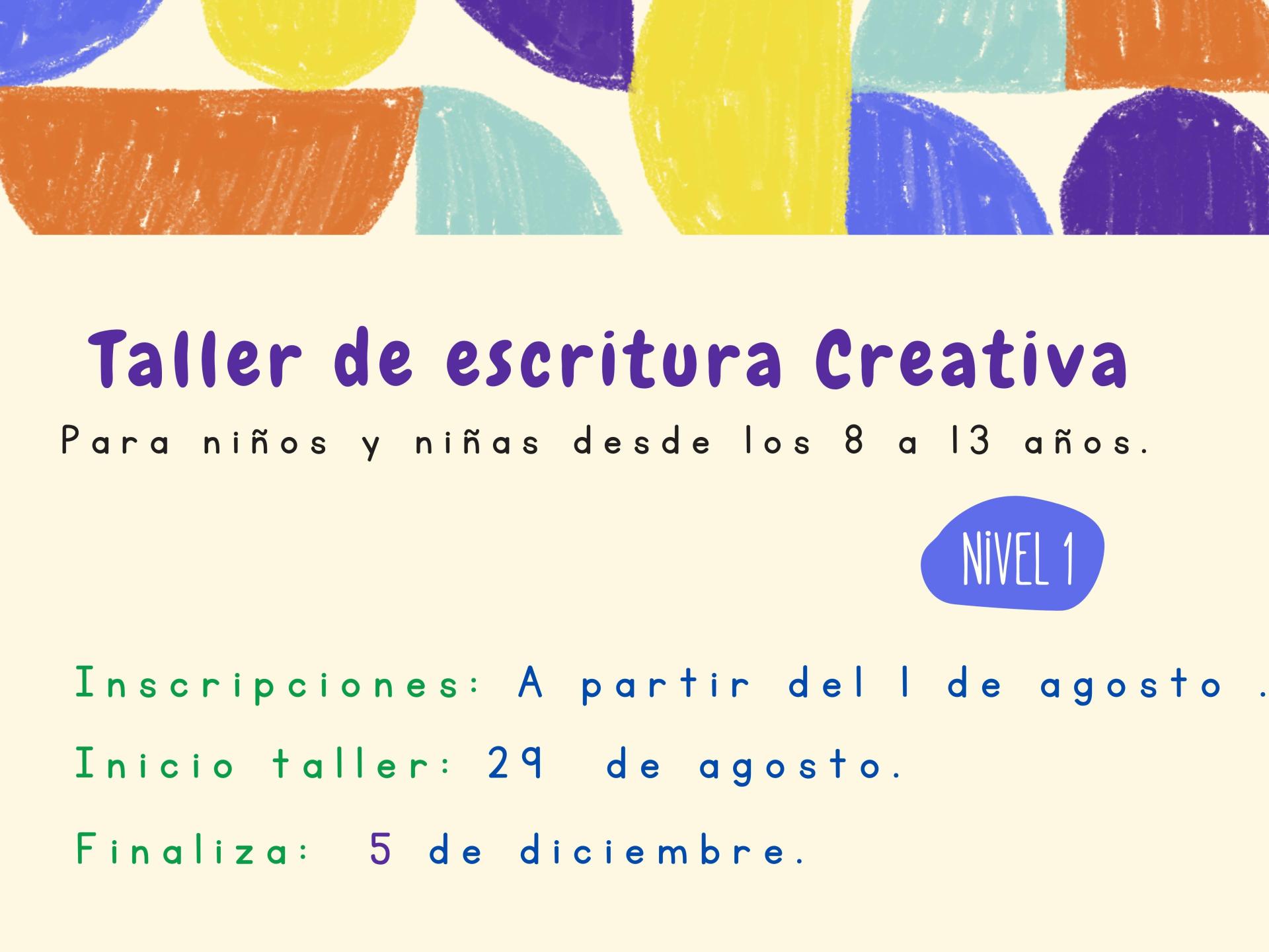 Taller Escritura creativa