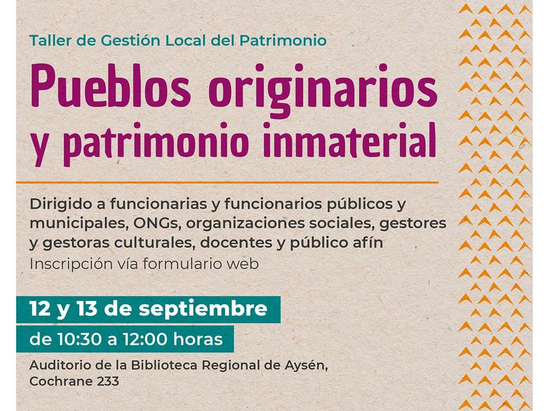 Taller de gestión local del patrimonio inmaterial