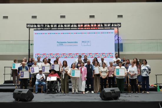 Premiación Tesoros Humanos Vivos