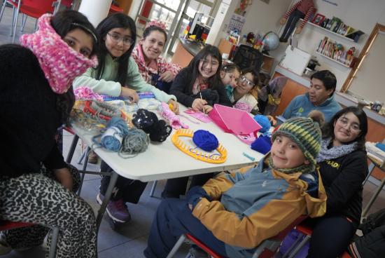 Actividades convocaron a niños y niñas hasta la biblioteca.
